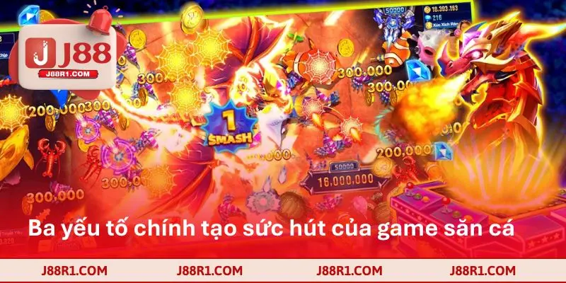 Ba yếu tố chính tạo sức hút của game săn cá