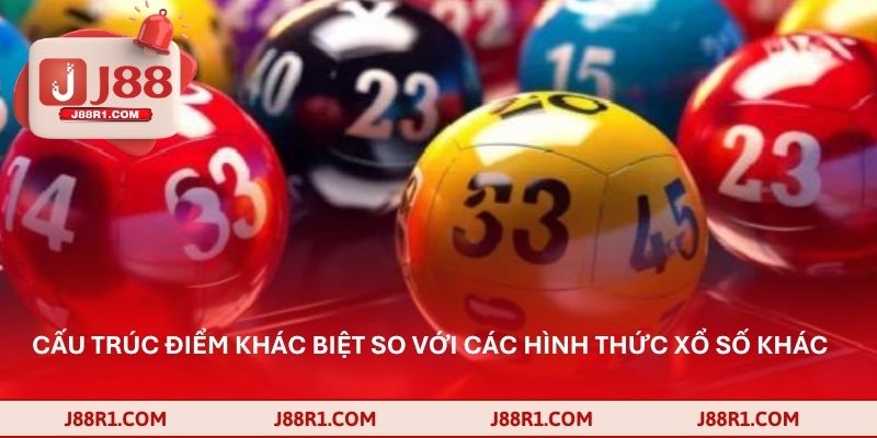 Cấu trúc điểm khác biệt so với các hình thức xổ số khác