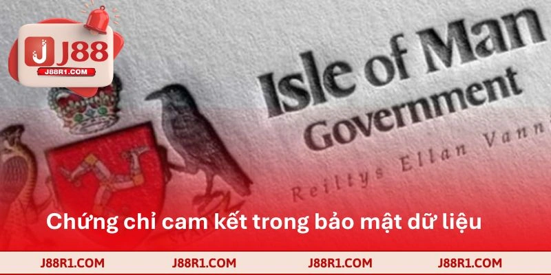 Chứng chỉ cam kết trong bảo mật dữ liệu 