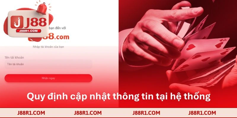 Quy định cập nhật thông tin tại hệ thống 